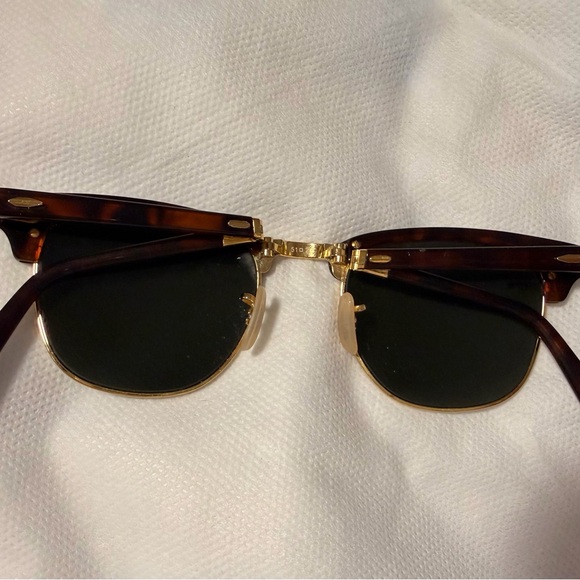 Ray-Ban 2176 Brown and Gold Sunglases Unisex - Picture 5 of 6